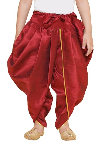 Boys Slub Dupion Gold Border Patiala Pant (BD41 TO 46)
