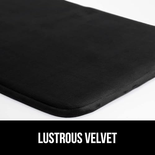 Miniatura 6 de Gorilla Grip - Tapetes de baño gruesos de espuma viscoelástica, terciopelo suave y absorbente, puntos duraderos en la parte inferior, lavables a