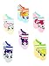 My Little Pony Girls and Women's 6 pack Socks (4-6 Toddler)