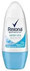 Rexona Desodorante Antitranspirante Rexona Feminino Rollon Cotton Dry 50Ml Branco (A Embalagem Pode Variar)