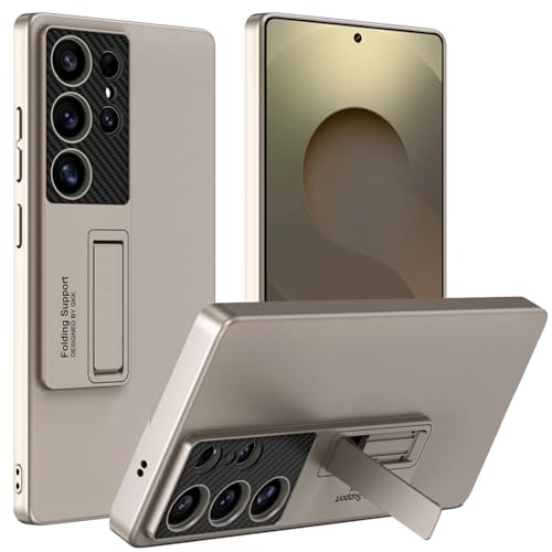 Coque Samsung S25 Ultra rigide fine avec support réglable et protection caméra intégrale