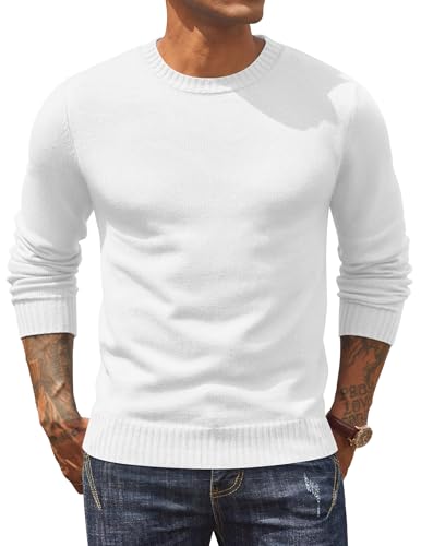 COOFANDY Men's Knit Thermal Sweater Fall Winter...