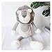 NINGLIU Plüschtiere Hohe Qualität Weiche Plüsch Baby Spielzeug Gefüllte Fuchs & Löwe Schlafen (Color : Gray, Height : 31cm-50cm)