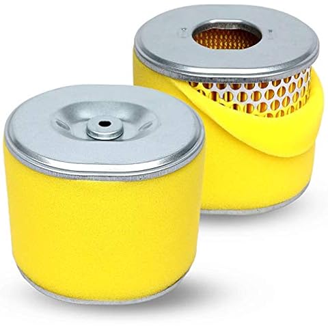 HOODELL 2 Pack 17210-ZE2-505 Air Filter, Professional Air Filter Fit for Honda GX240 8HP GX270 9HP Engine, Replace 17210-ZE2-515 17210-ZE2-822 Air Filter Cover