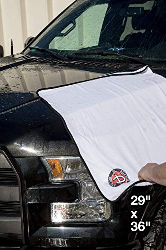 Adam's Ultra Plush Drying Towel (Pack Of 2) - Microfiber Cleaning Cloth For Car Detailing, Drying, & Car Wash | Soft Rag Towel Won't Scratch Paint | Wax Auto Kit Glass Cleaner Supplies #TOP1