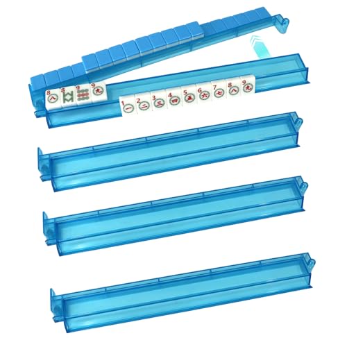 Set de 4 Racks con Empujadores para Mahjong miniatura 1