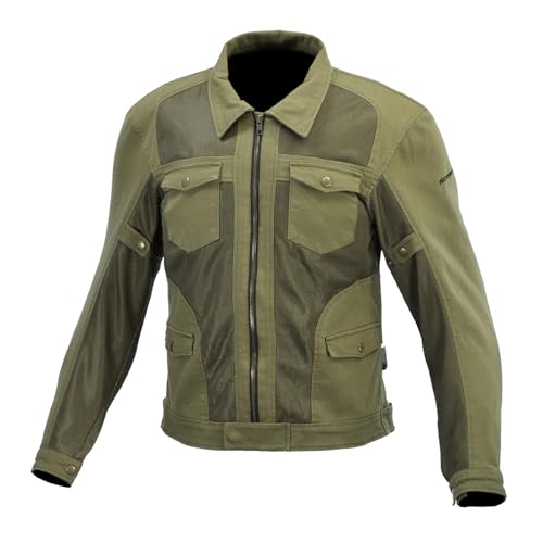 コミネ(KOMINE) バイク用 ジャケット JK-161 フィールドメッシュジャケット Olive 3XL
