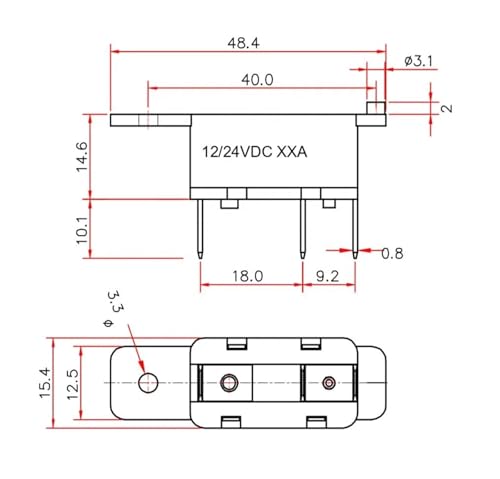 Disyuntor protector de sobrecarga AR2 15A contra cortocircuitos 6