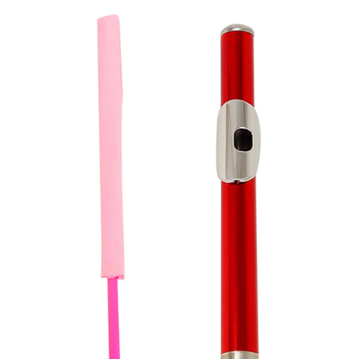 JOINPAYA Flute Cleaning Rod Clarinet Cleaner Stick Music Instrument Part Flute Cleaning Supply Pink Clarinet Accessories