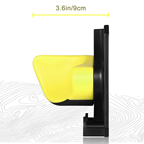 Skiguard Ski Wall Storage Rack: 2 Pack Snowboard Wall Mount Ski Rack For Garage Wall, Damage-Free Ski Wall Rack, Garage Storage Rack For Save Your Rocker, Tips, And Tails, Fits Any Ski Or Snowboard #TOP2