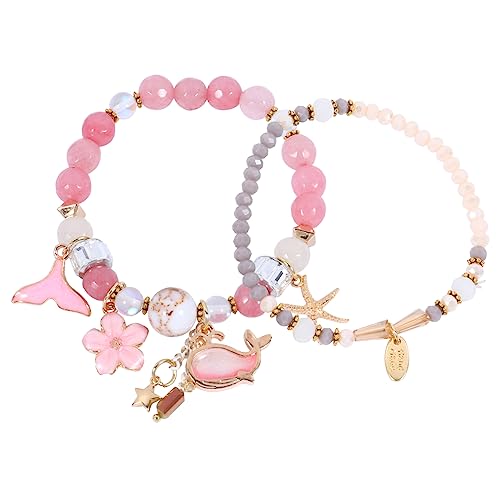 Bracelet de perles fait main Girl Ocean YSJNGF élastique pour femme