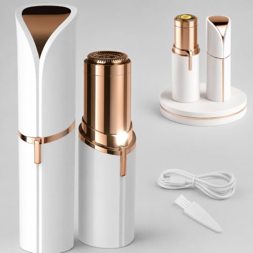 Depilador Facial Feminino Portátil com Luz LED Recarregável Premium Velosy