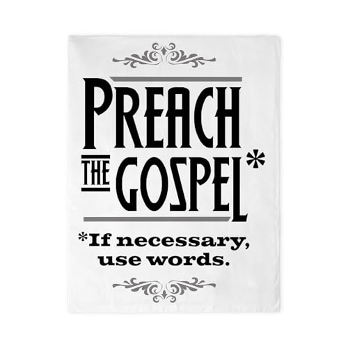 CafePress Preach The Gospel 1Light Twin Duvet Cover, Printed Comforter Cover, Unique Bedding,