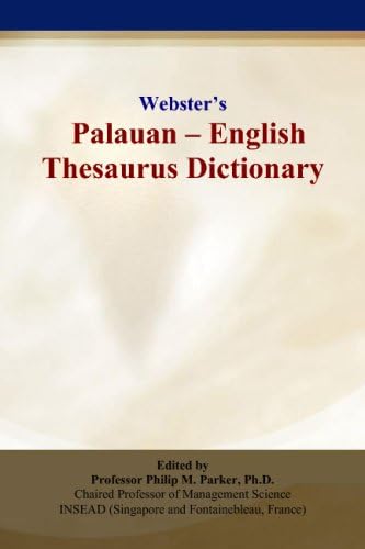Webster’s Palauan - English Thesaurus Dictionary