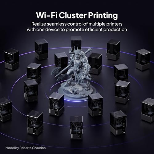 Image of ELEGOO Mars 5 Ultra Resin 3D Printer with 7 inch 9K Mono LCD, 150mm /h High Speed Printing, Smart Automatic Leveling, Intelligent Detection, WiFi-Transfer, Printing Size of 6.04 x 3.06 x 6.49 inch