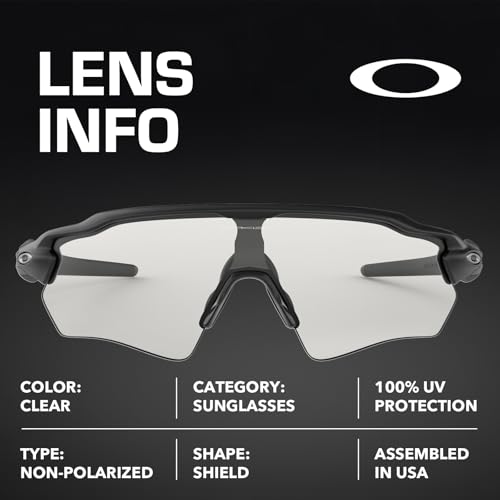 Image of Oakley RADAR EV PATH OO9208 Shield Shape Sunglasses With Official Eyewear Kit
