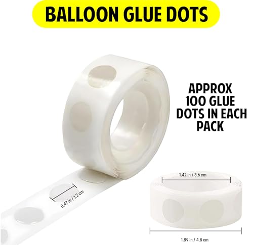 Image of Partycat Balloon Decoration Kit with Manual Air Pump, Arch Strip & Glue Dots - Quick Inflation for Latex & Foil Balloons, Perfect for Birthday, Wedding, Party Decor