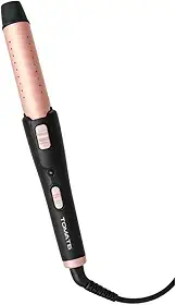 Modelador e Prancha 2 em 1, Cerâmica Profissional para Cachos e Alisamento, Aquece Rápido Alta Performance Anti-Frizz, Cabo Giratório 360°, Ideal para Todos os Tipos de Cabelo - Cores sortidas