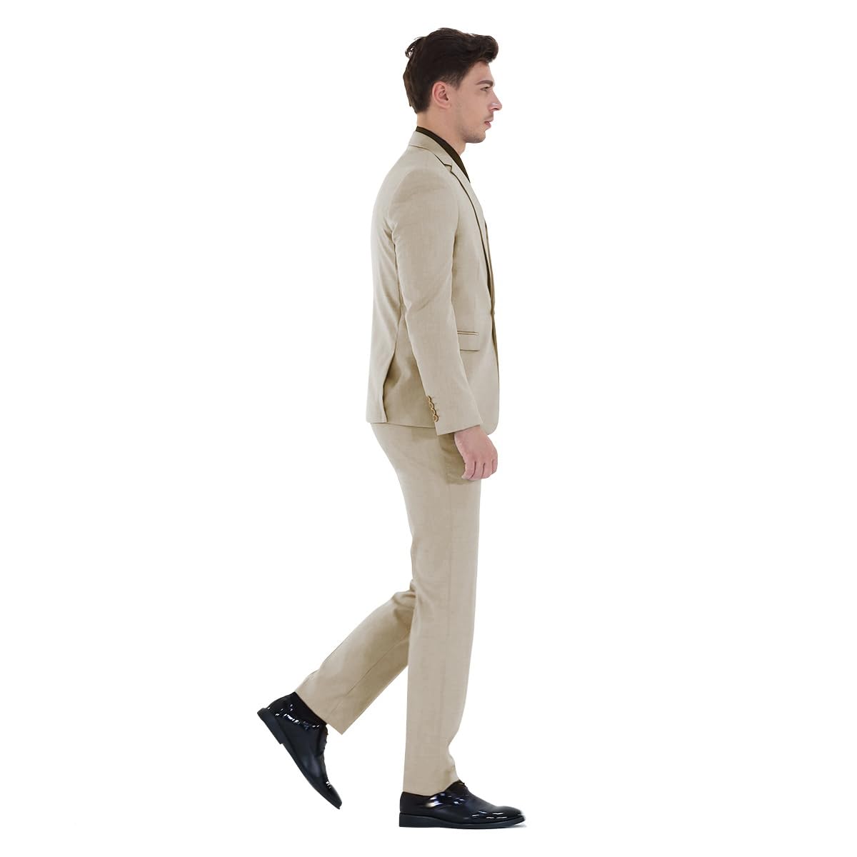 Anzug Herren Slim Fit 3 Teilig Anzüge Herrenanzug Sakko für Hochzeit Business