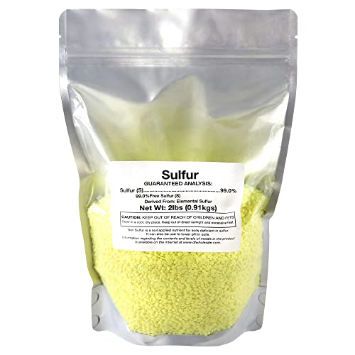 DL Wholesale Sulfur Bag 2lb Organic Plant Fertilizer Garden Planting Soil Food for Vegetable Garden Succulents OMRI Certified