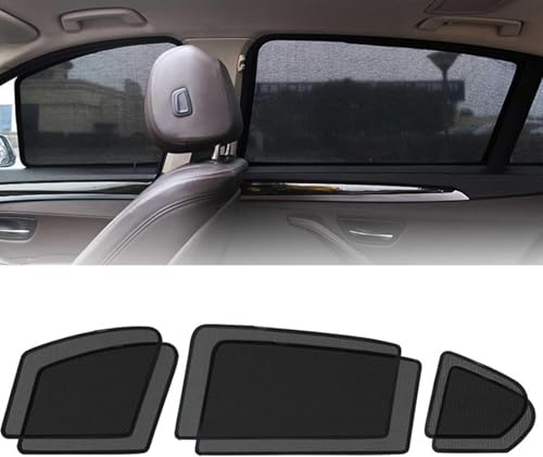 ランクル プラド 150系(フラットリアウィンドウ)に適用 車用サンシェード 車種専用設計 日焼け防止 サイドガラス遮光カーテン 断熱 メッシュカーテン 日よけ 通気 運転席 助手席 アクセサリー 取付簡単 簡単着脱 収納便利 フロントウィ2枚 カスタム