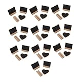 Mipcase 30 juegos Tableros de Mensajes de Madera Reutilizables Pequeñas para Escritorio Letreros Decorativos para Bodas Fiestas y Hogar Diseño Estable y Compacto