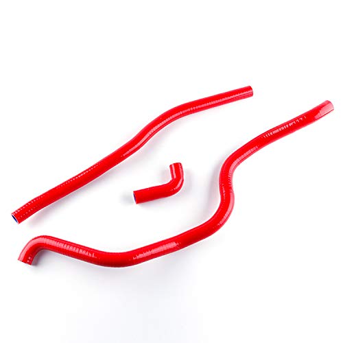 Kit de manguera de refrigerante para radiador Polaris Sportsman 400 500 HO 4x4 / 06-07 Sportsman 450 (rojo)