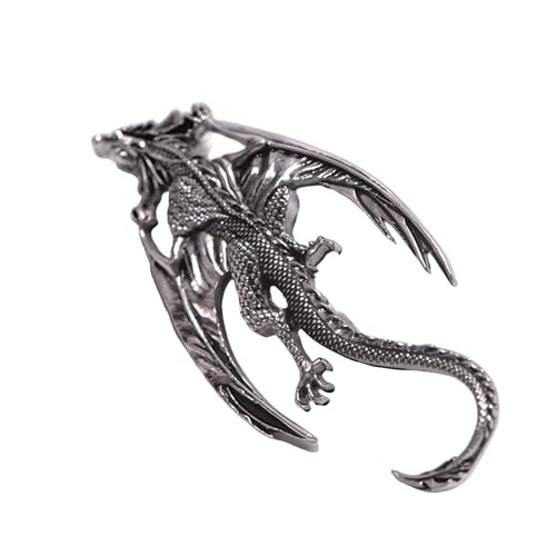Image of 2PCS Retro Viking Brooch For Women Dragon Brooch Talisman Jewelry, Gift For Men