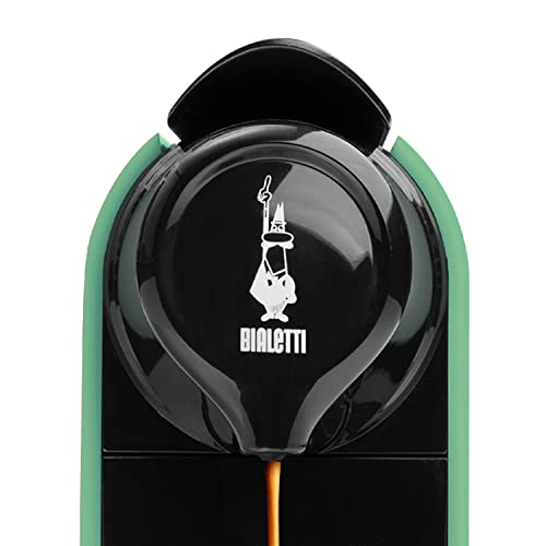 Bialetti Gioia, Macchina Caffè Espresso per Capsule in Alluminio, Incluse 32 Capsule, Supercompatta, Serbatoio 500 ml, Verde Smeraldo - Immagine 4