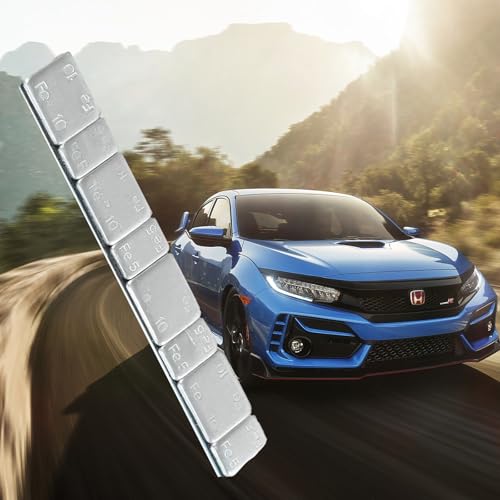 Auswuchtgewichte,（10+5）x4 Klebegewichte,Beschichtet Kleberiegel,Auswuchtgewichte Klebegewichte,Reifenwuchtmaschine Wuchtgewichte,Klebegewichte für Alufelgen,60g Wuchtgewichte mit Abrisskante,6 Artikel