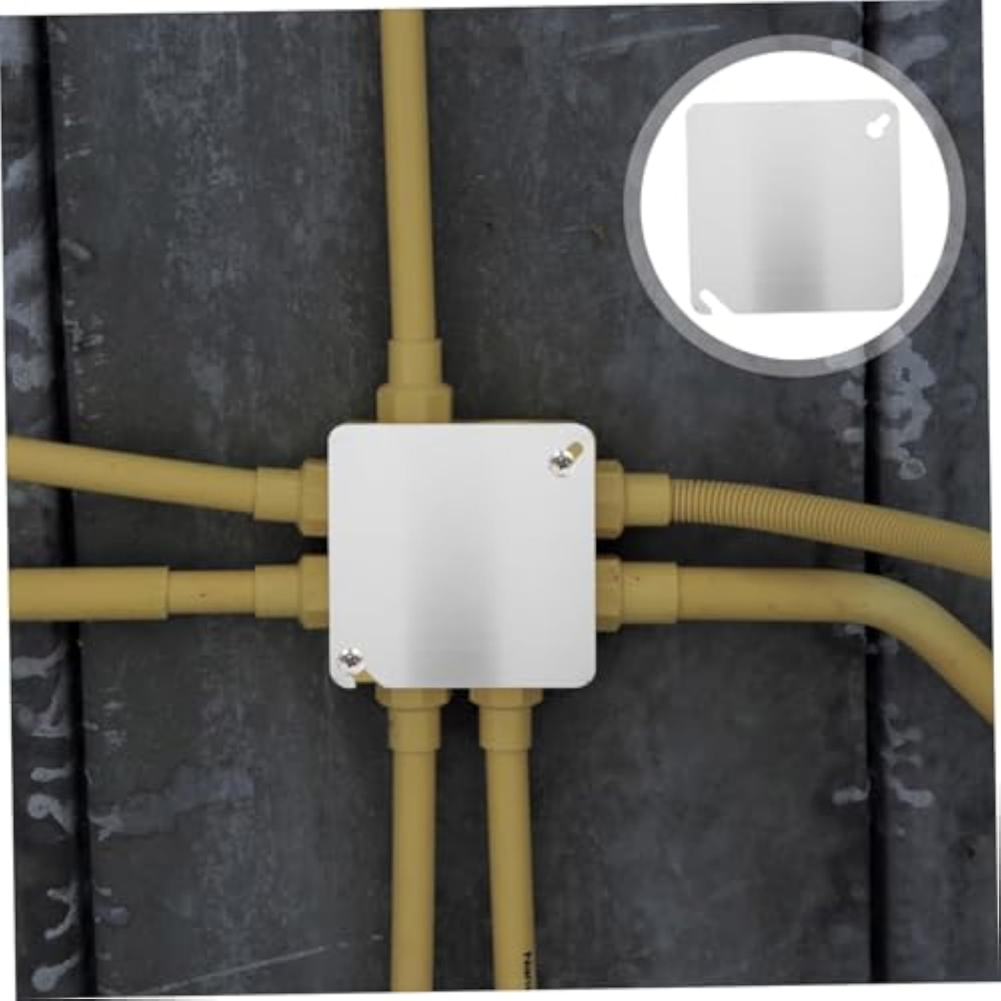 4pcs Metal Electrical Box Cover Plates