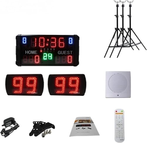 Marcador Digital Electrónico Multi Deportivo Indoor con Reloj de 24 Segundos miniatura 3