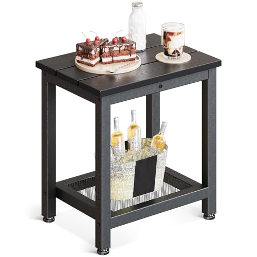 Coleshome Beistelltisch Outdoor mit Stauraum, Kleiner...