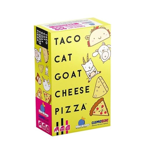 Blue Orange Taco Cat Goat Cheese Pizza The Party Card Game for Kids, Teens, Adults, and Families 10-15 Min, Age 7+, 2-8 Players