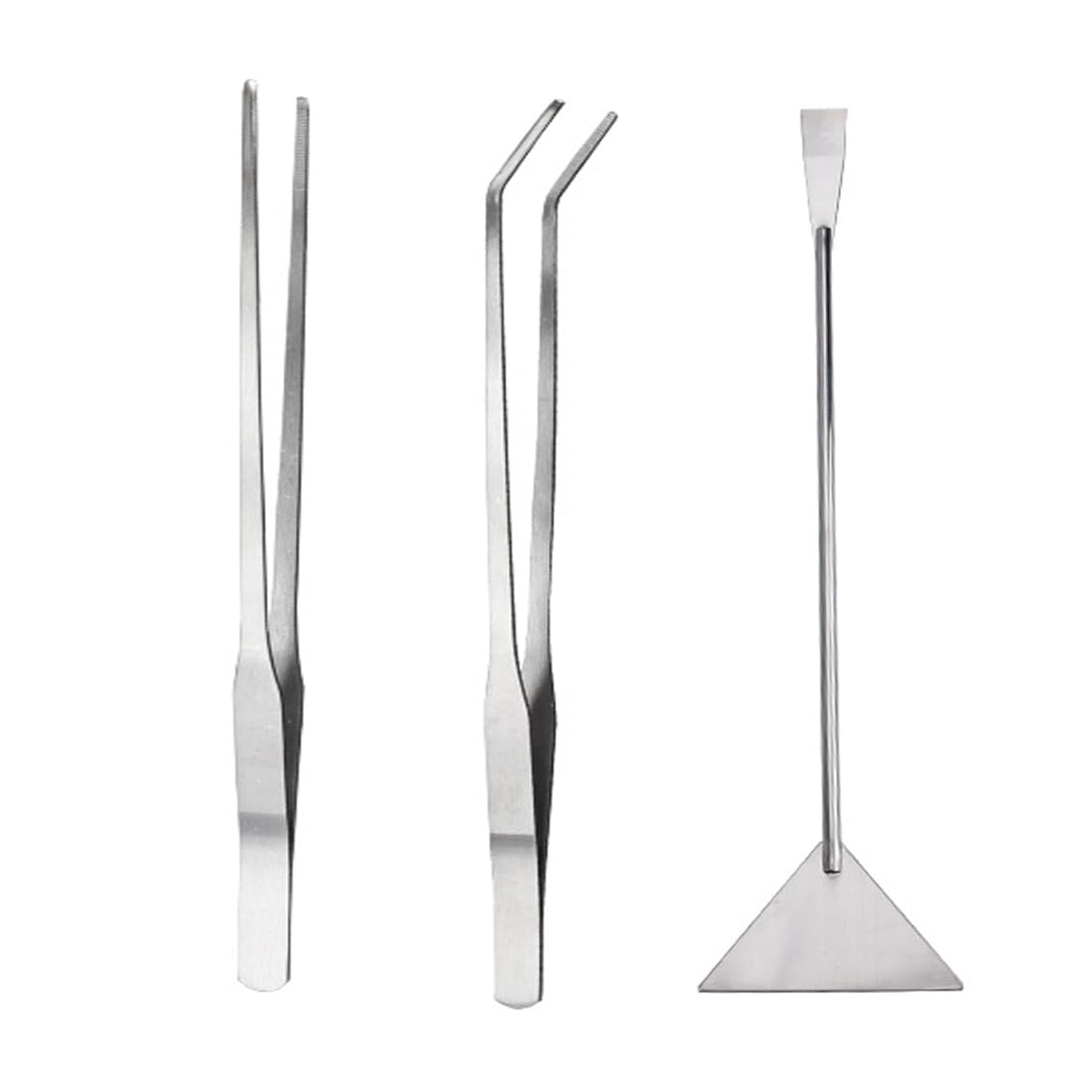 Set Attrezzi Per Acquario In Acciaio Inox - Pinze, Forbici E Spatola Per Aquascaping - Foto 9