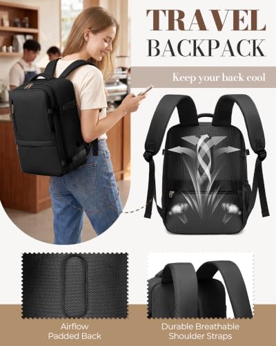Sac Cabine Ryanair 40X30X20 : VMIKIV Sac a Dos Voyage Cabine Avion 40x30x20 Ryanair Bagages Cab... – Image 4