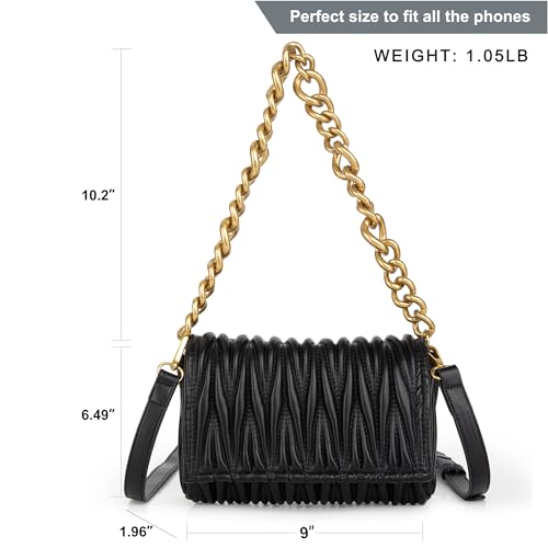 Image of Small Purses for Women Summer Crossbody Bag Quilted Evening Clutch Handbags