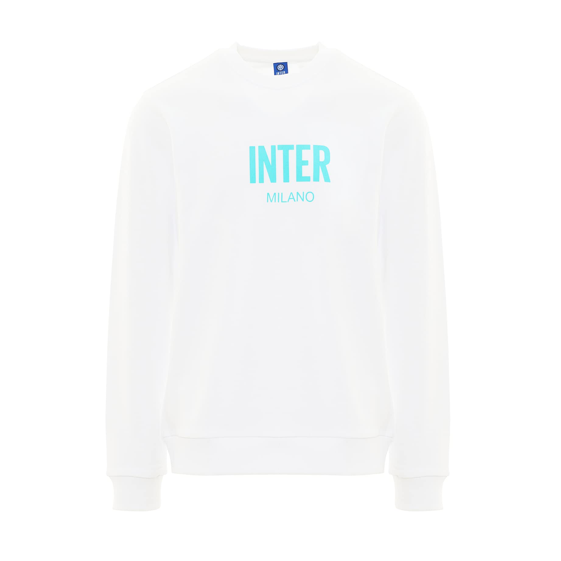 Inter Unisex Adult T-Shirt, Official Product, Exclusive 3D Crest Collection, 100% Cotton, Suitable For All Nerazzurri Fans White