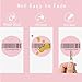 Hybsk 2 inch Circle Color Direct Thermal Stickers Shipping Labels for Barcodes,Name Tag,DIY Logo Design,QR Code,Inventory– Compatible with Zebra,Rollo,Munbyn,and More-750 pcs (2 inch,Pink)