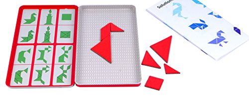 Magnetic Travel Game Tangram (multilingual)