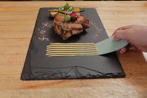 Image of Mercer Culinary Silicone Square Notch Plating Wedge, 5mm, 5 gaps