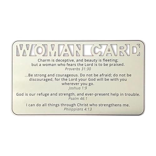 男性と女性の詩の祈りカード 金属製ウォレットカード インスピレーションを与える祈りカード 彼と彼女のための詩のウォレットカード