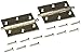 Baldwin 1025150BAL Square Cabinet Hinge, Satin Nickel