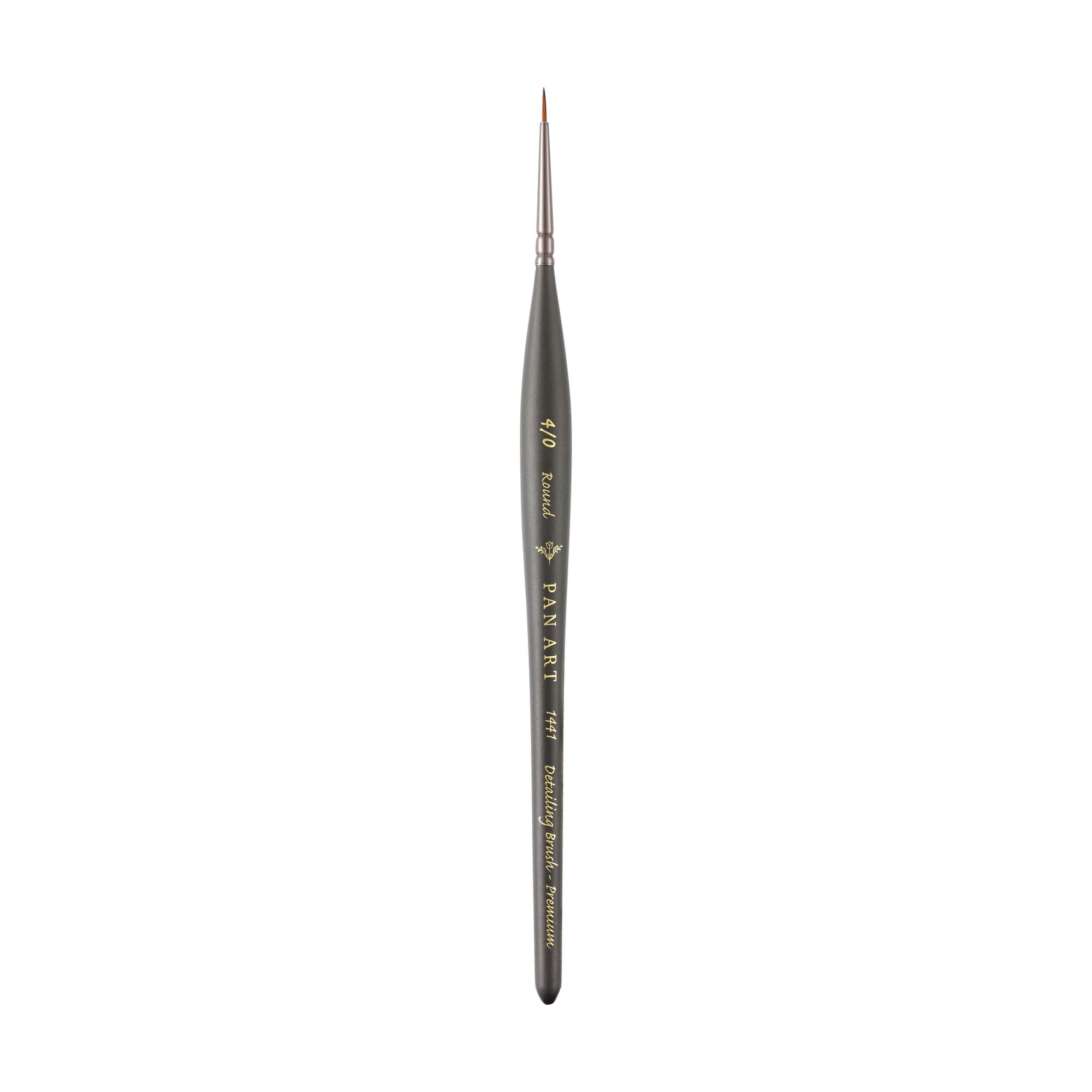 Pan Art fine Detail Brush Synthetic Sable No. 4/0 for Watercolour and Acrylic, 1 piece