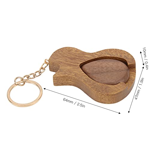 Porte-clés en bois massif fait à la main pour médiators de guitare, boîte de rangement pratique en bois pour sac à main - Les Beatles, Paul McCartney, John Lennon, RIngo Starr, George Harrison Porte-clés en bois massif fait à la main pour médiators de guitare, boîte de rangement pratique en bois pour sac à main – Image 6