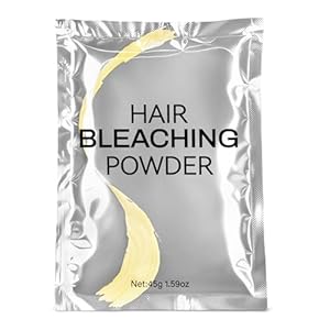 Hair Bleach Powder,High Performance Up to 8 Levels of Lift for Hair Highlights & Lightening(45g/1.59oz)