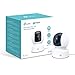 Kasa Dome Indoor Security Camera by TP-Link, 1080p HD Smart Home Pan/Tilt Camera with Night Vision, Motion Detection for Pet Baby Monitor, Works with Alexa & Google Home (KC110)