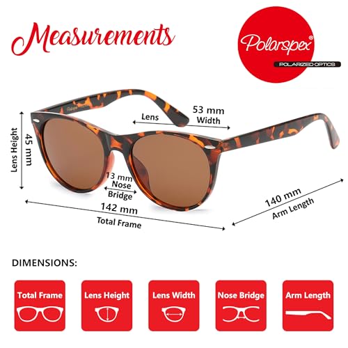PolarSpex Polarized Sunglasses for Women Retro Classic Cateye Sunglasses for Women, UV Protection for Driving & Fishing3