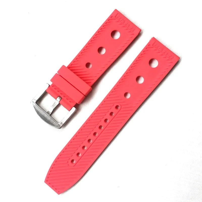 Bracelet en silicone 24mm haute qualité pour Breitling