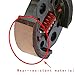 FLMLF Lighter Cluth Shoe & Spring Set 8000 RPM Clutch Set for 1/5 HPI Baja 5B SS KM ROVAN 5B SS